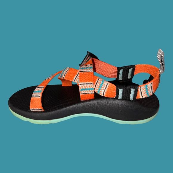 Chaco Kids Sandals ZX1 Ecotread Block Grenadine Strap Hiking Shoe Size 13 - Picture 5 of 5